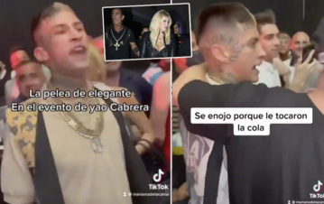 ¡Súper escándalo! El video de L-Gante totalmente sacado y a las piñas en un evento donde estaba Wanda Nara