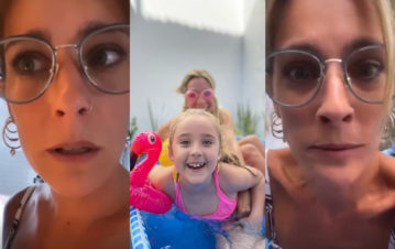El enojo de Dani La Chepi al ver la reacción de su hija por la pileta "pelopincho" que armó en su casa nueva