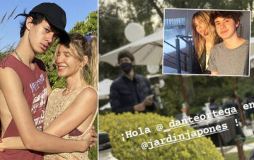 ¡Las fotos! Dante Ortega, el hijo de Guillermina Valdés y Sebastián Ortega, trabaja como mozo en...