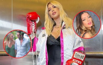¡No la perdona! El gesto buena onda de Wanda Nara con la novia de Vicuña por su guerra con la China Suárez