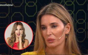 No se la banca: el vergonzoso gesto de Dolores Barreiro a espaldas de Pampita mientras hacía una entrevista