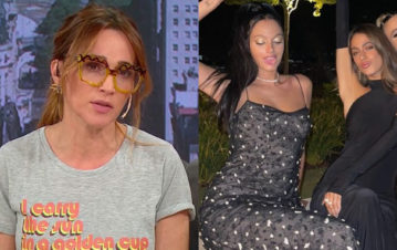 La crítica de Vero Lozano al ver los looks de Tini y Oriana Sabatini en la boda de Stefi Roitman y Montaner: “Se ponen dos telitas y…”