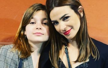 La emotiva despedida de Agustina Cherri a Muna, su hija, que se fue a vivir a New York