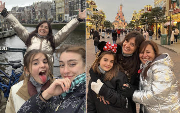 Las vacaciones europeas de Edith Hermida en medio de los rumores de crisis de pareja