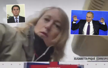 La guerra Rusia-Ucrania: el sonoro exabrupto de la corresponsal de La Nación+ cansada de que le dieran consejos