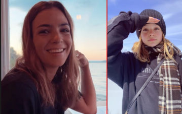 Agustina Cherri mostró el emotivo video de la prueba de canto de su hija Muna en New York