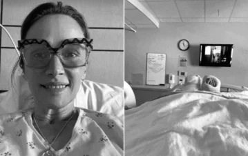 Las fotos privadas de la dolorosa recuperación de Vero Lozano tras la operación de su pie en Estados Unidos