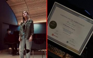 ¡Que orgullo! Muna Pauls mostró el diploma y como fue su última presentación en Estados Unidos