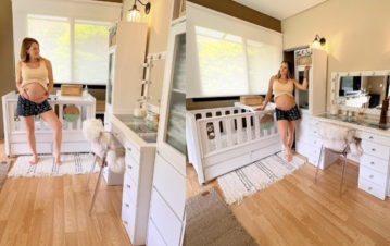 Mica Viciconte mostró cómo quedó el cuarto de Luca, el bebé que espera con Poroto Cubero