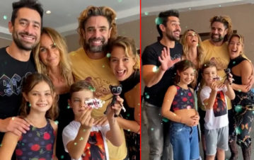 Las fotos del cumple del hijo de Sabrina Rojas y Luciano Castro con el Tucu López y Flor Vigna