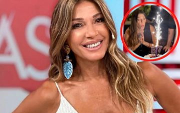 Catherine Fulop mostró como fue el festejo de su cumpleaños 57 en familia