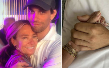 La foto del conmovedor encuentro de la Trilliza de Oro María Emilia con su hijo Clemente, que pelea por su vida