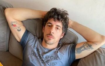 Esteban Lamothe enamorado y en la nieve: quién es la actriz con la que volvió