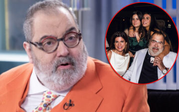 El escandaloso casamiento de Jorge Lanata: su esposa y su hija dieron positivo de COVID y hay preocupación