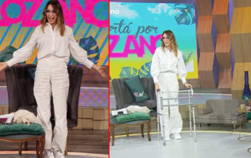 Tras tres meses del accidente, Vero Lozano se puso de pie por primera vez al aire: “Estoy muy…”