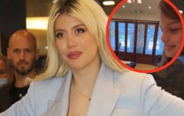 Francesca Icardi mostró el increíble talento que tiene para cantar en francés y Wanda la felicitó