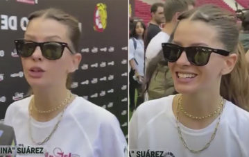 La China Suárez se confesó íntimamente en Madrid, en un estadio llamado Wanda: "Mi corazón está..."