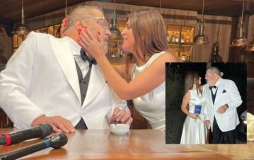Las fotos del romántico casamiento de Jorge Lanata y Elba Marcovecchio