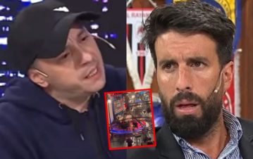¡Fuerte video! El Dipy fue a buscar a Flavio Azzaro a Crónica para pegarle en defensa de su ex: “Te rompo todo en…”