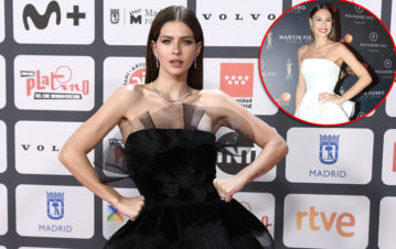 Denuncian a la China Suárez por copiarle un vestido a Pampita en los Premios Platino de España