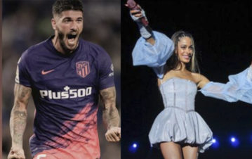 A puro amor, Rodrigo De Paul le dedicó un apasionado mensaje a Tini Stoessel en pleno show: "Esto fue..."