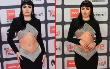 La dura crítica que recibió Lali Espósito por su vestido en los Premios Platino