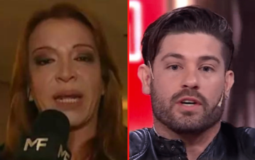 Lizy Tagliani imitó a Nicole Neumann cuando le preguntaron por su ex novio Leo Alturria