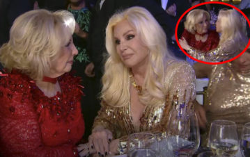 El desgarrador saludo de Susana Giménez y Mirtha Legrand en el Martín Fierro tras el homenaje a los artistas fallecidos