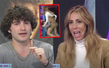 El accidentado baile "hot" de Paula Varela y el nuevo galán español de ATAV: "Se te vio todo"