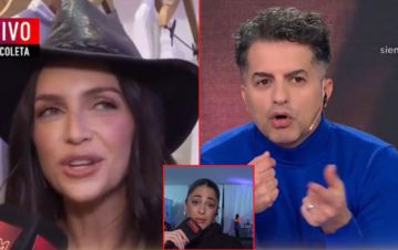 Zaira Nara chicaneó a Ángel de Brito por la nota con Tini: "Espero que..."