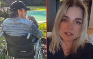 La impresionante foto de Fabián Mazzei que reveló Araceli González tras su accidente: cómo le quedó el pie
