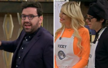 La advertencia de Damián Betular a Joaquín Levinton y Vicky Xipolitakis en Masterchef