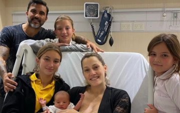 El mensaje de Allegra Cubero tras conocer a su hermanito Luca y ver a Mica Viciconte: “Sos divino, te…”
