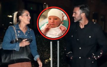 Mica Viciconte y Fabián Cubero mostraron la primera y tierna sesión de fotos de Luca, su hijo