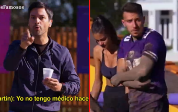 La fuerte discusión entre el Chino Leunis y Martín Salwe en El Hotel de los Famosos