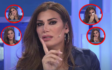 Florencia de la Ve lloró en Intrusos al recibir en vivo "mensajes" de Jorge Ibáñez y de su mamá