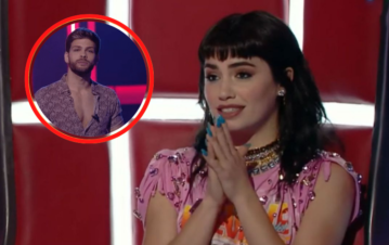 Lali Espósito le pidió su número de teléfono a un participante de La voz y su novia salió al cruce