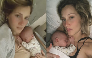 Mica Viciconte mostró el exótico regalo que recibió Luca Cubero por su primer mes de vida