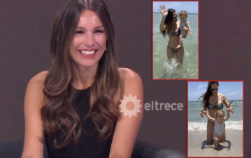¡Viaje de chicas! El tierno video de Pampita con su hija Ana en las playas de Miami