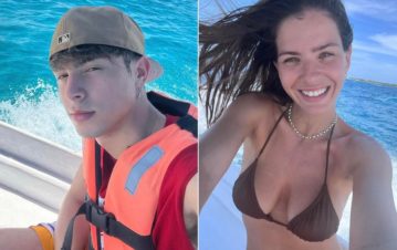 La China Suárez y un romántico cruce virtual con Rusherking desde el Caribe: “Yo te...”