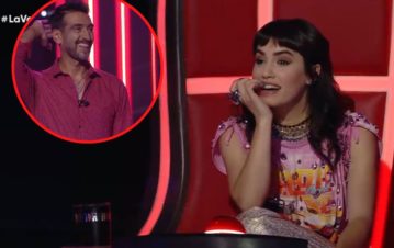 El sincericidio de Lali con un participante de La Voz al ver su cara