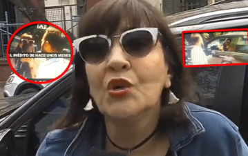 Escracharon a la Negra Vernaci con un video maltratando al notero de LAM: "Sos un..."