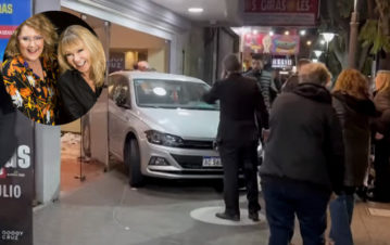 El video del impresionante accidente en un teatro de Mendoza, donde hicieron su obra Soledad Silveyra y Verónica Llinas
