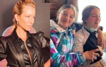 Nicole Neumann mostró a sus hijas mayores en plena pelea: “No me hinches…”