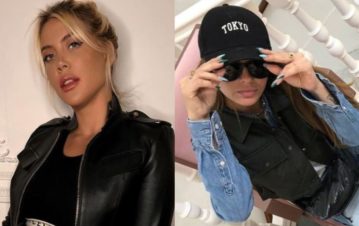 ¿Se copió? Wanda Nara se puso los mismos jeans que la China Suárez y el resultado es impactante
