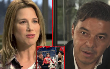 Alina Moine contó qué son con Marcelo Gallardo y explicó cómo le cayeron las fotos con su ex