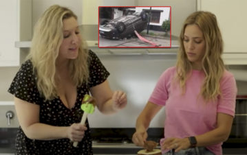 A días de dar a luz, Luisana Lopilato recibió una dura noticia: la impactante imagen del choque que sufrió su hermana