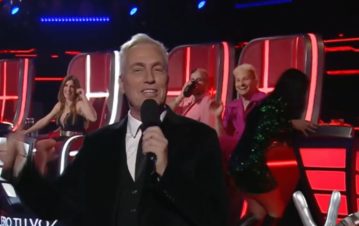 La reacción de Marley cuando Lali lo tocó por detrás en La Voz