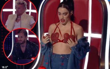 Lali sorprendió con un look super atrevido y se lo dedicó a Mau y Ricky