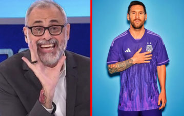 Jorge Rial estalló contra la camiseta púrpura de Argentina para el Mundial: "Horrible, si soy Messi les digo..."